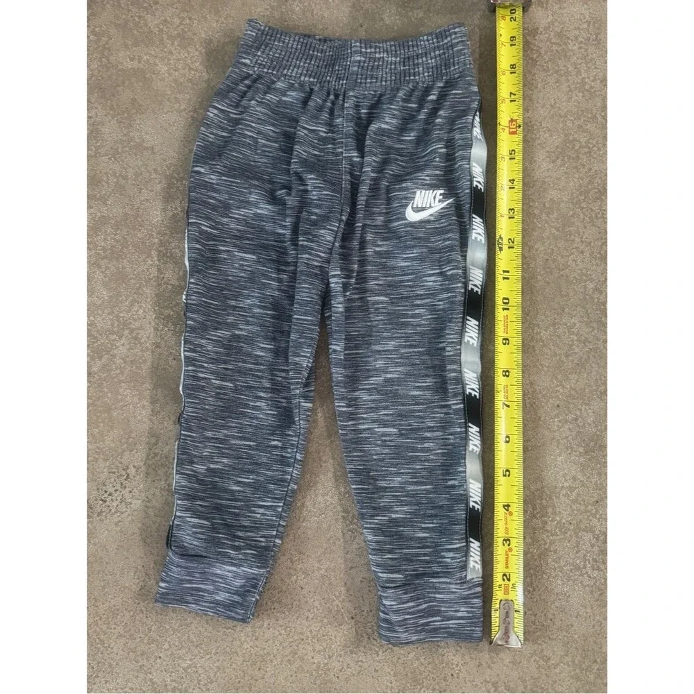 Nike Toddler 2T Gray Marled Track Suit Set Jacket Jogger Pants Logo Tape